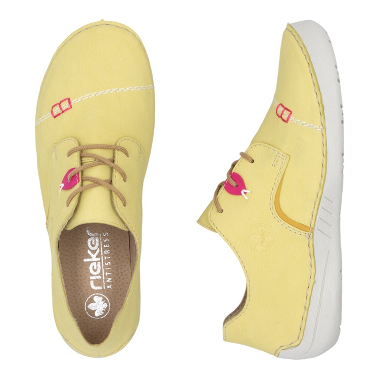 Rieker femme 52528 jaune2321702_4 sur voshoes.com