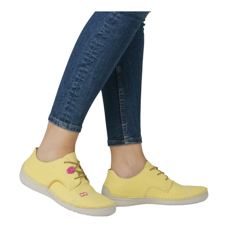 Rieker femme 52528 jaune2321702_5 sur voshoes.com