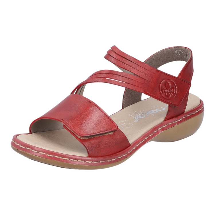 Rieker femme 65964 rouge2321901_2 sur voshoes.com