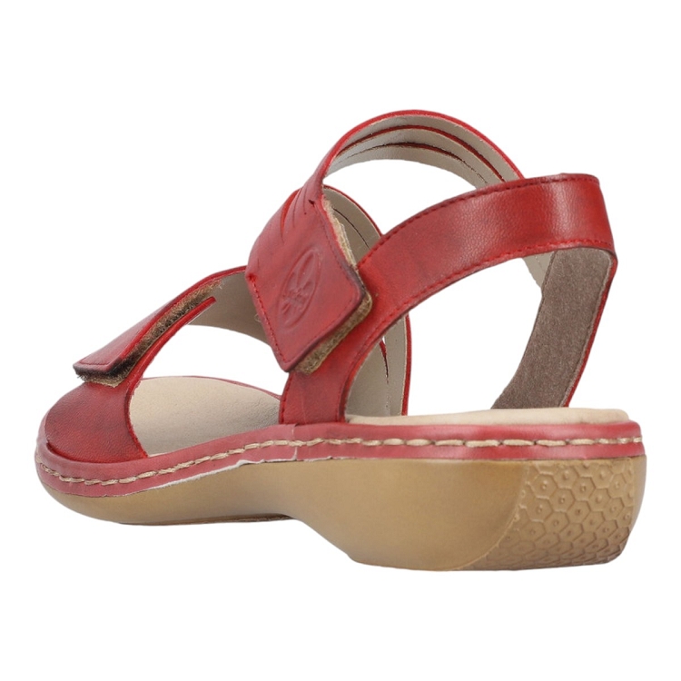 Rieker femme 65964 rouge2321901_3 sur voshoes.com