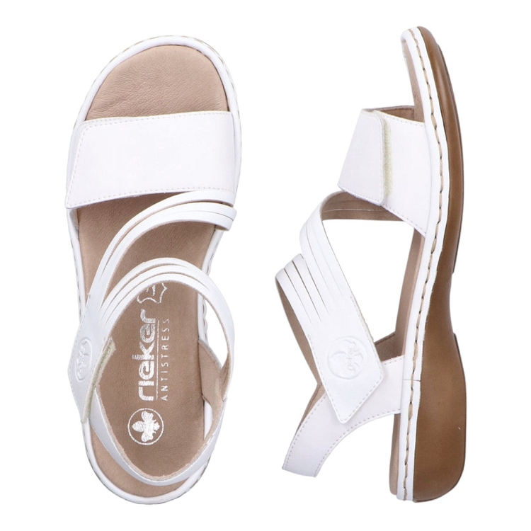 Rieker femme 65964 blanc2321904_4 sur voshoes.com