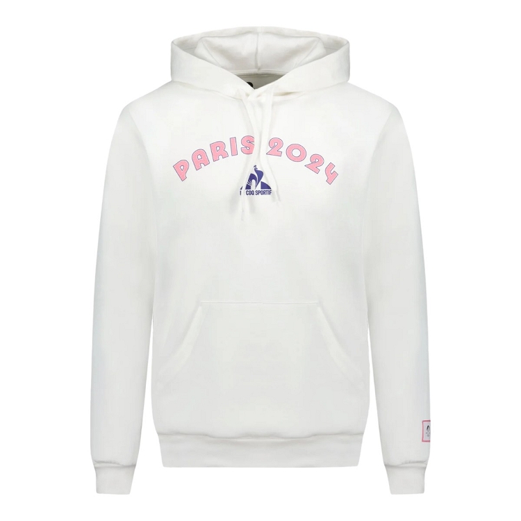 homme Le coq sportif homme graphic p24 hoody n°2 m blanc