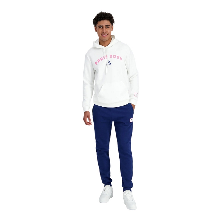 Le coq sportif homme graphic p24 hoody n°2 m blanc2346501_5 sur voshoes.com