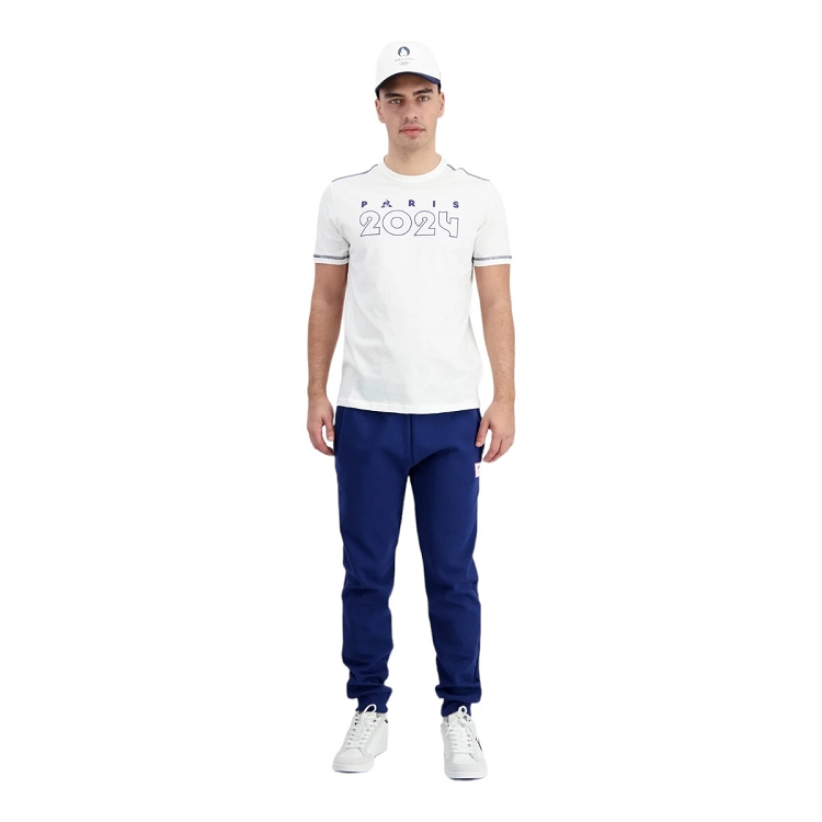 Le coq sportif homme graphic p24 cap n°1 blanc2347201_3 sur voshoes.com