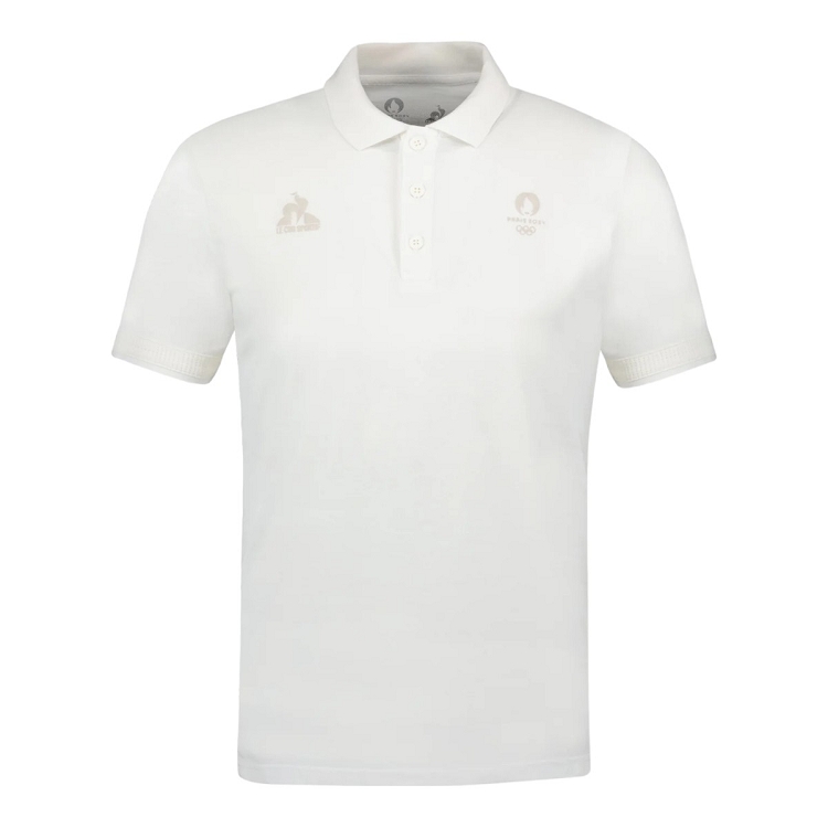 homme Le coq sportif homme ess p24 tee ss n°2 m blanc