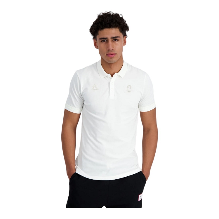 Le coq sportif homme ess p24 tee ss n°2 m blanc2348201_4 sur voshoes.com