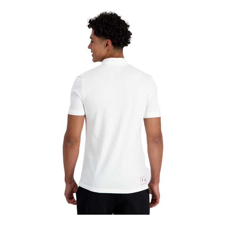 Le coq sportif homme ess p24 tee ss n°2 m blanc2348201_6 sur voshoes.com