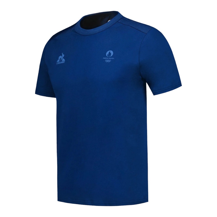 Le coq sportif homme ess p24 tee ss n°2 m bleu2348202_2 sur voshoes.com