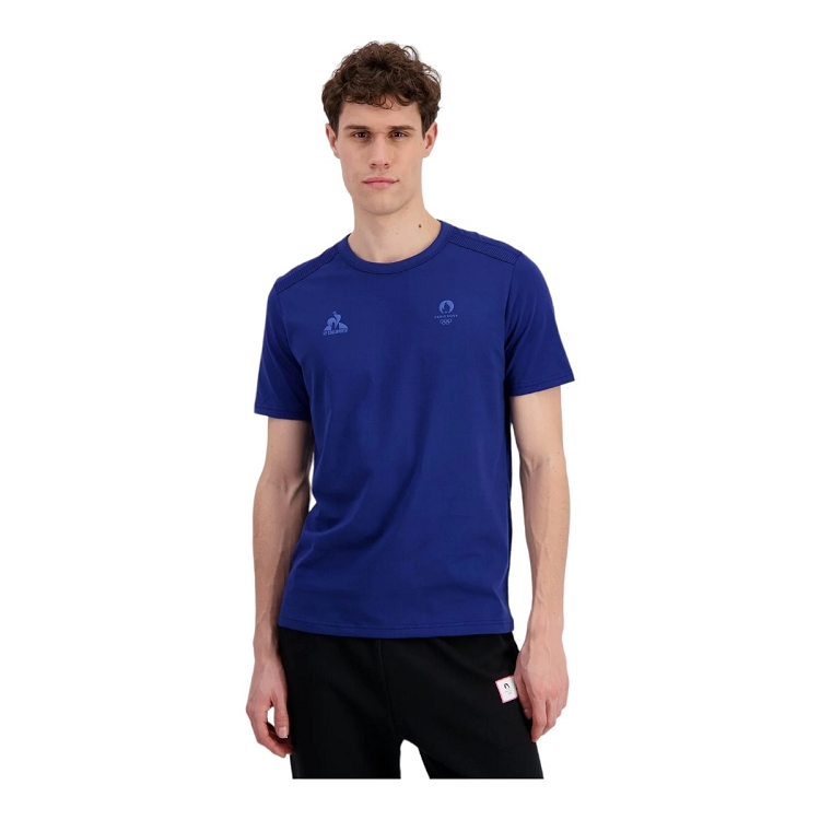 Le coq sportif homme ess p24 tee ss n°2 m bleu2348202_4 sur voshoes.com