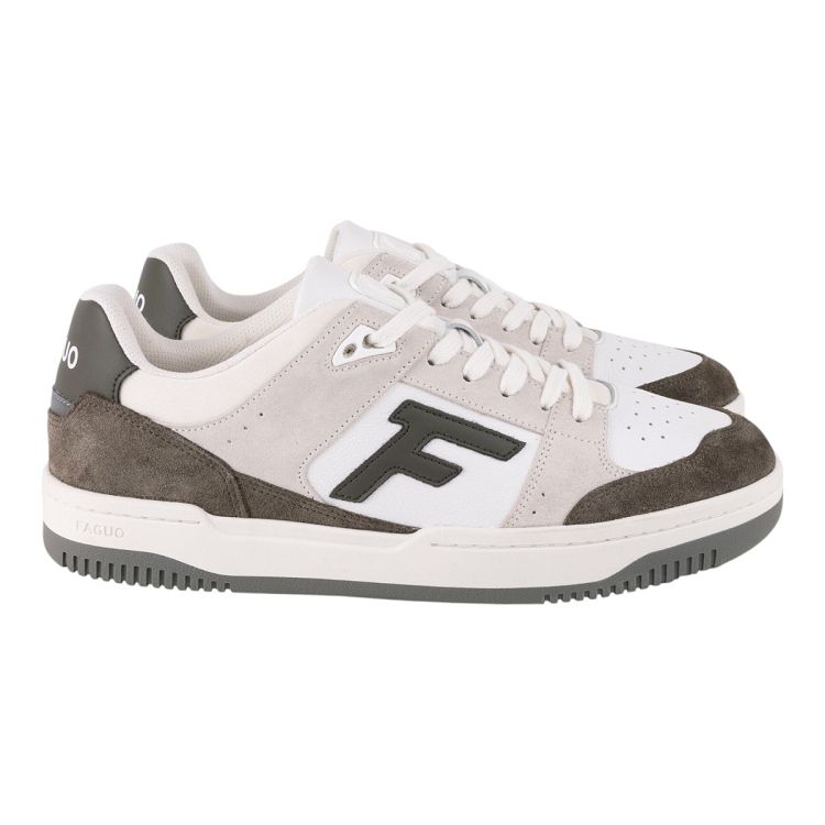 homme Faguo homme urban 1 baskets leather s blanc