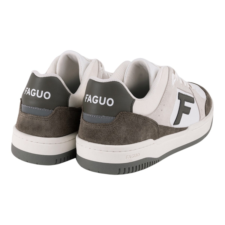 Faguo homme urban 1 baskets leather s blanc2349002_4 sur voshoes.com