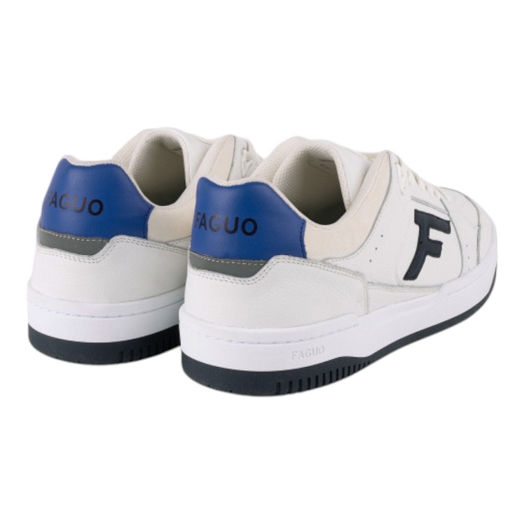 Faguo homme urban 1 baskets leather s blanc2349003_3 sur voshoes.com