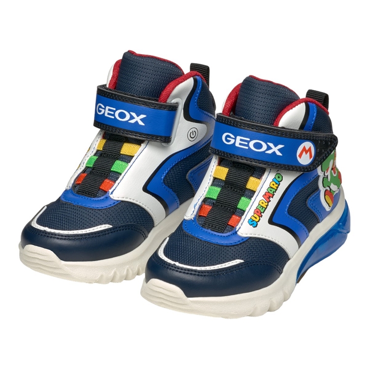 Geox garcon j ciberdron boy bleu2352802_4 sur voshoes.com