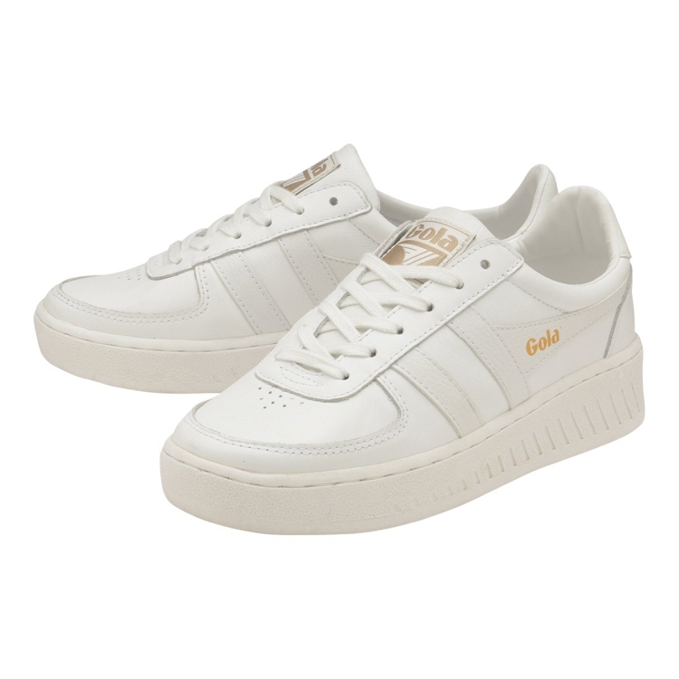 Gola femme gola grandslam leather blanc2354401_3 sur voshoes.com