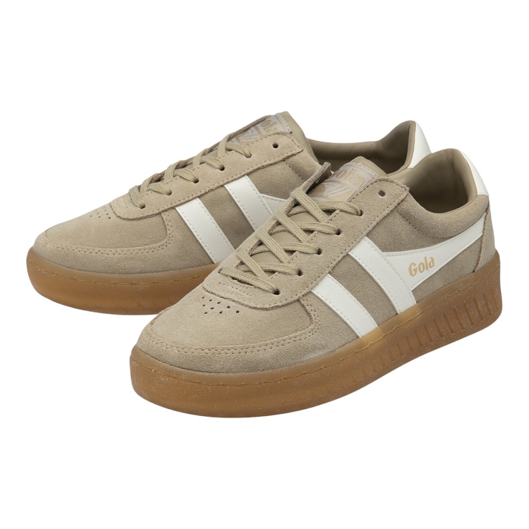 Gola femme grandslam suede marron2354502_3 sur voshoes.com