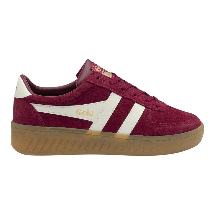 femme Gola femme grandslam suede bordeaux