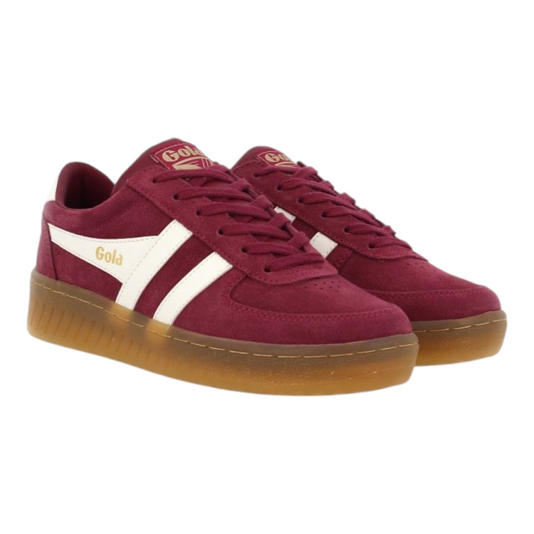 Gola femme grandslam suede bordeaux2354503_2 sur voshoes.com