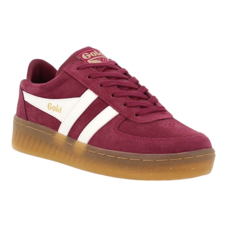 Gola femme grandslam suede bordeaux2354503_3 sur voshoes.com