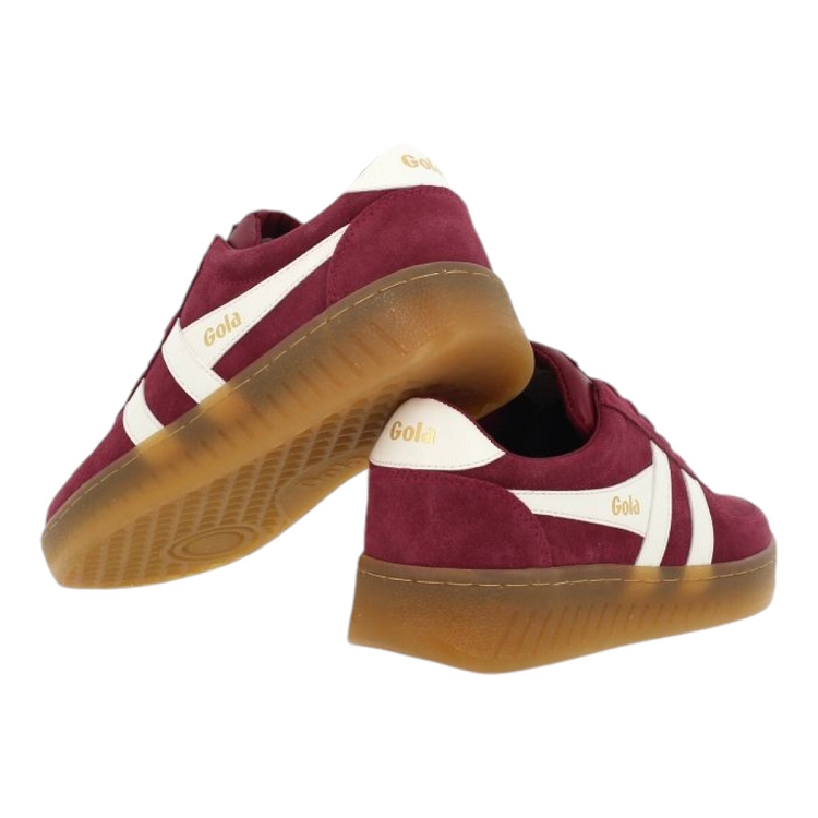 Gola femme grandslam suede bordeaux2354503_5 sur voshoes.com