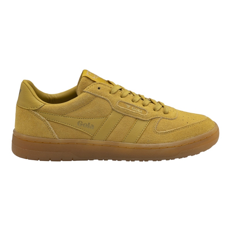 femme Gola femme gola hawk suede 86 jaune