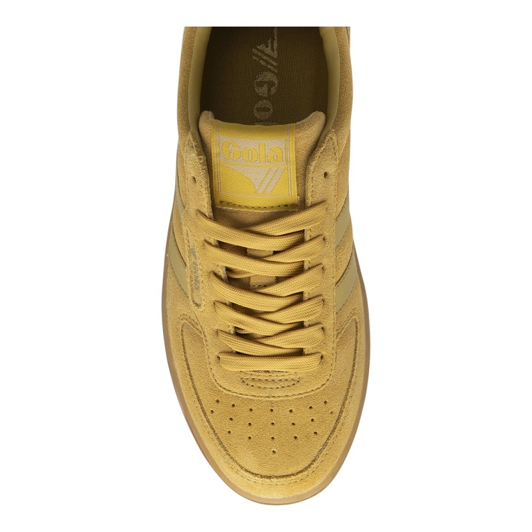 Gola femme gola hawk suede 86 jaune2354602_5 sur voshoes.com