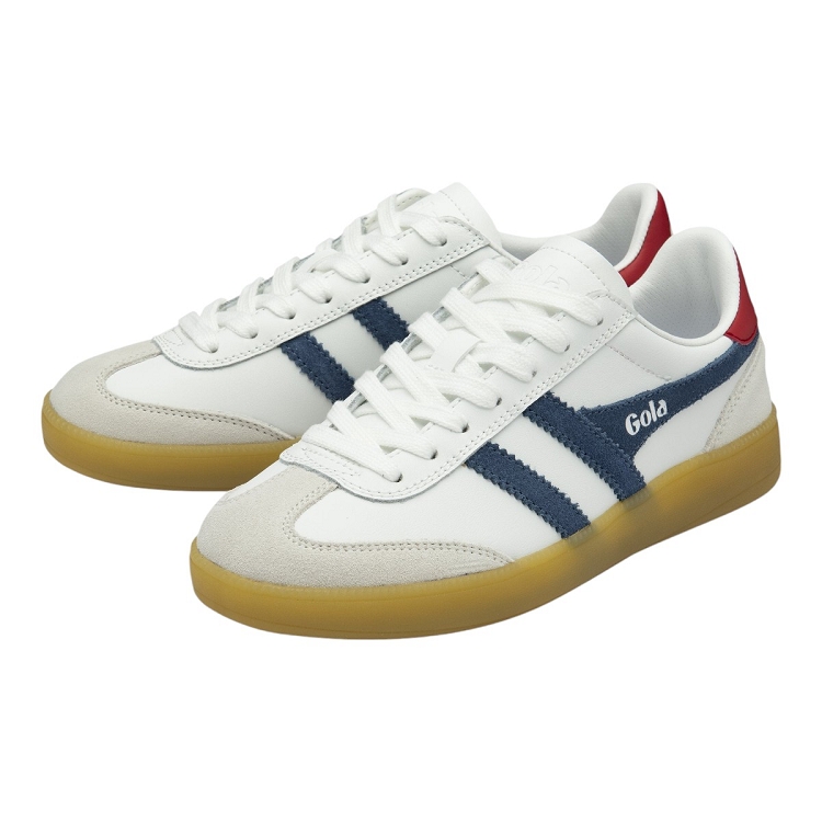 Gola femme viper leather blanc2355002_3 sur voshoes.com