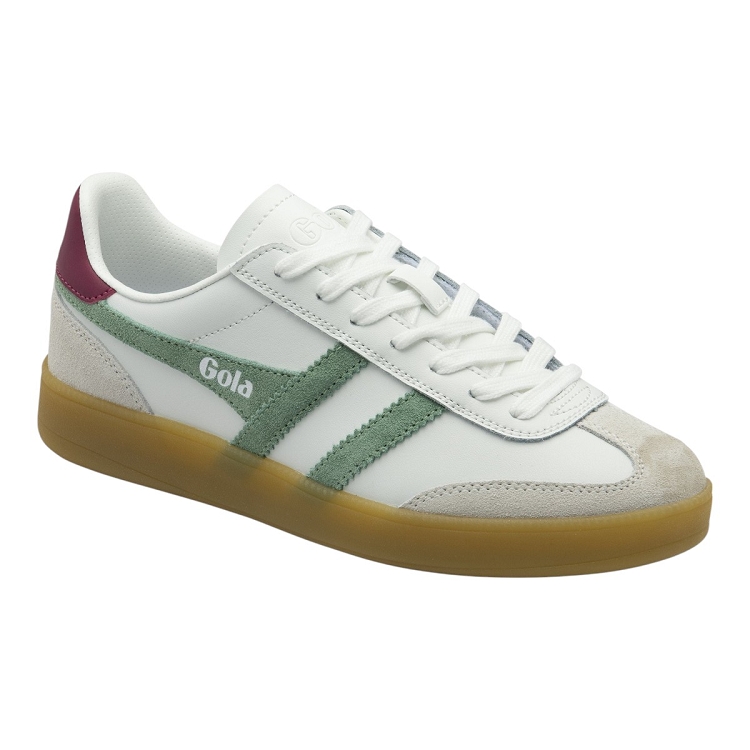 Gola femme viper leather blanc2355004_2 sur voshoes.com