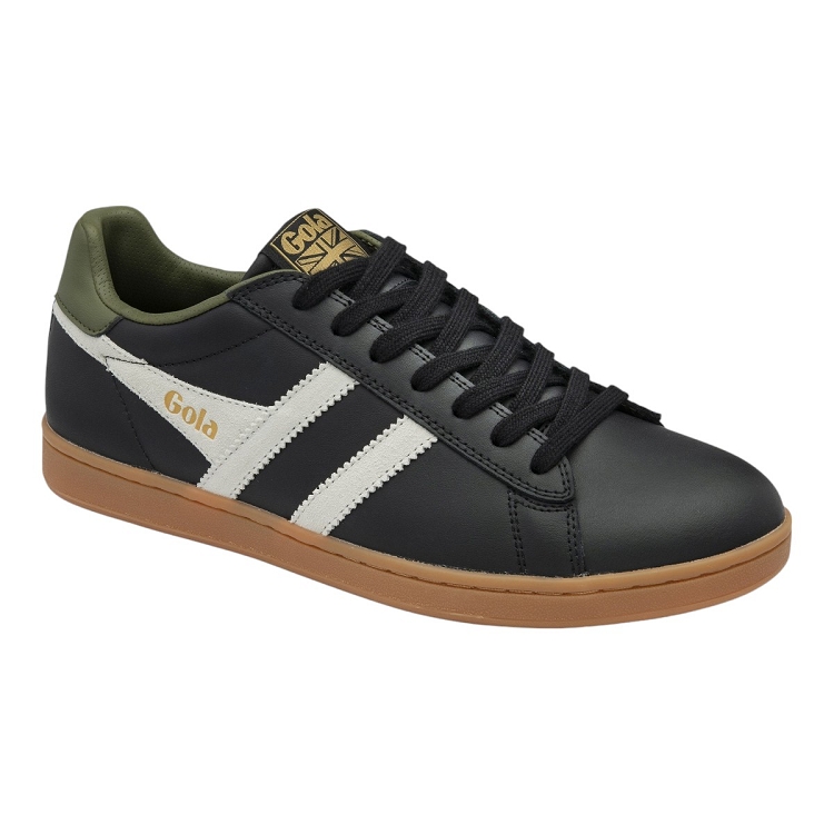 Gola femme equipe ii leather noir2355201_2 sur voshoes.com