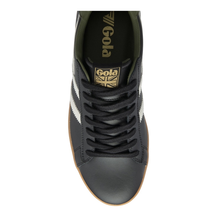 Gola femme equipe ii leather noir2355201_5 sur voshoes.com