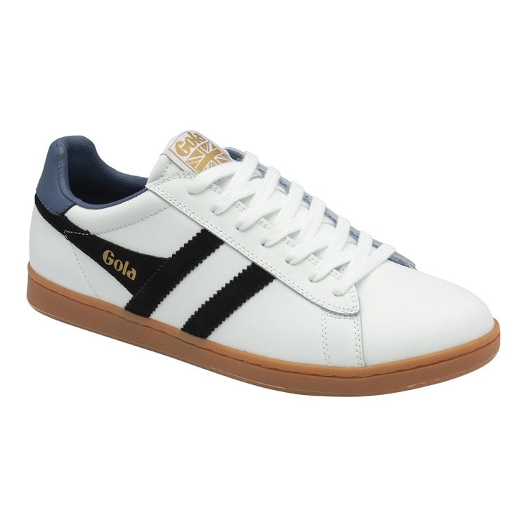 Gola homme equipe ii leather blanc2355202_2 sur voshoes.com