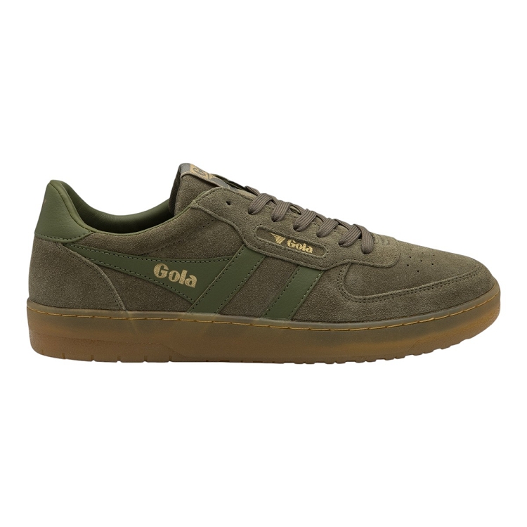 homme Gola homme gola hawk suede 86 vert