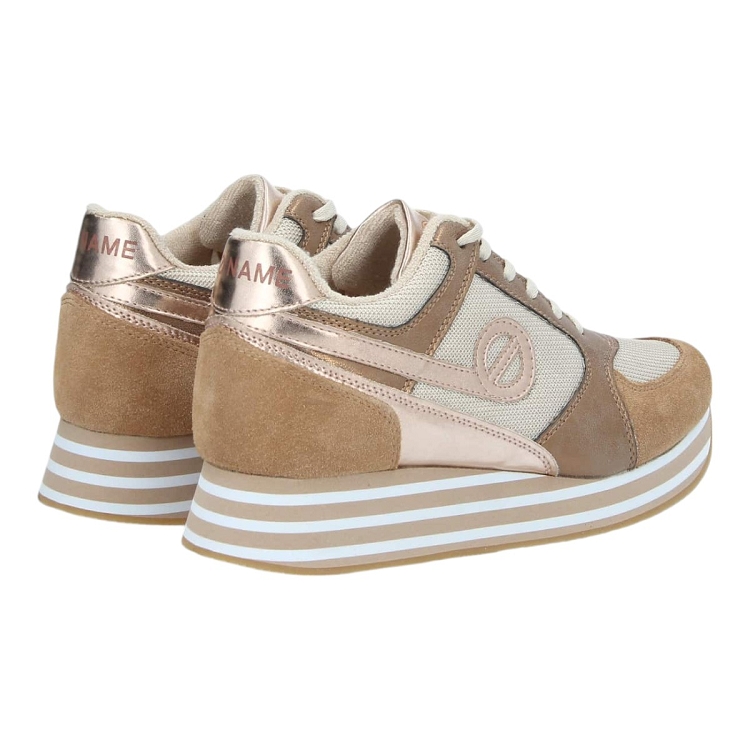 No name femme parko jogger w beige2368801_3 sur voshoes.com