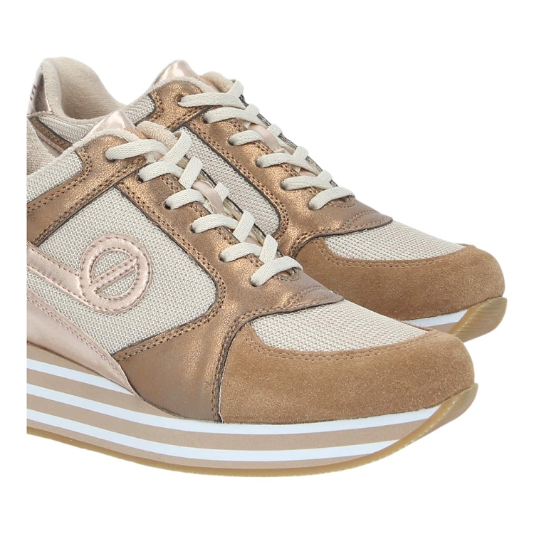 No name femme parko jogger w beige2368801_5 sur voshoes.com