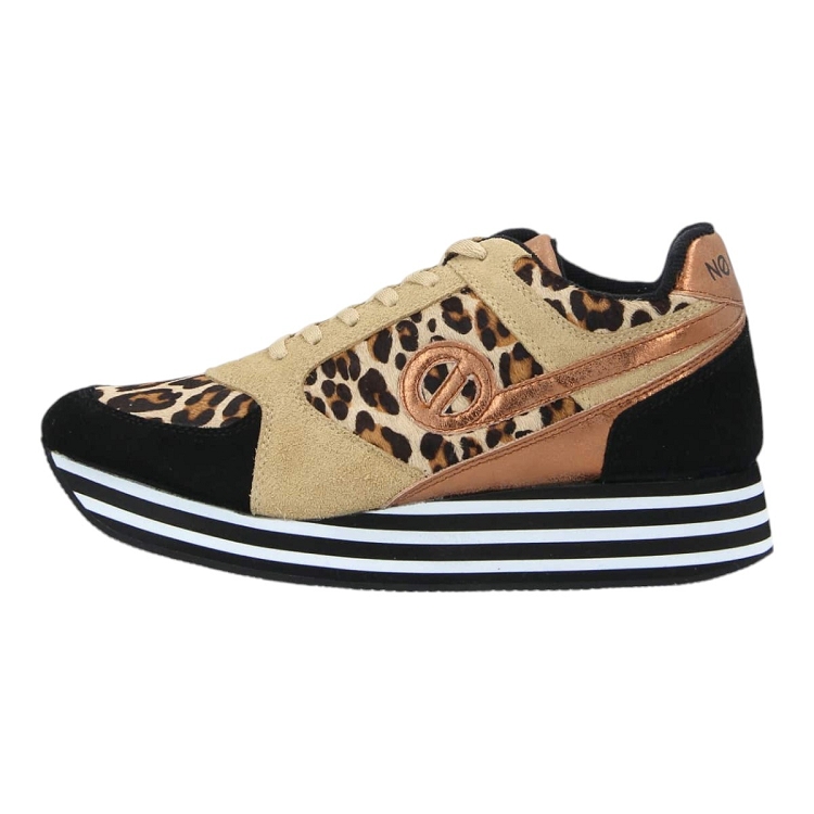 No name femme parko jogger w marron2368901_4 sur voshoes.com