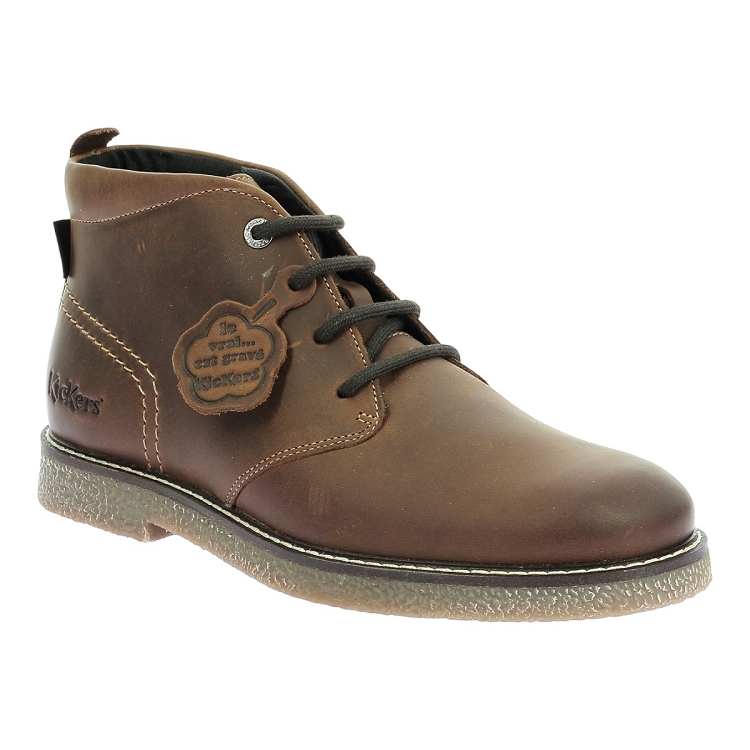 Kickers homme kick leo marron2379801_2 sur voshoes.com