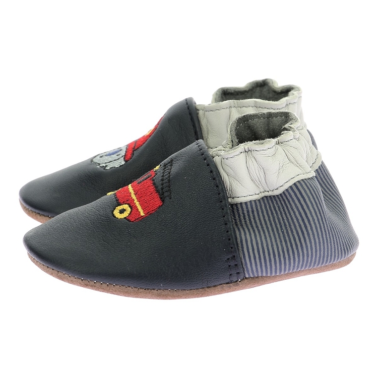 Robeez garcon badge fire bleu2380301_3 sur voshoes.com