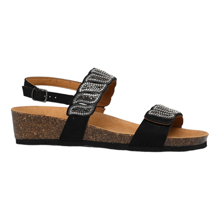 femme Scholl femme doha 2 straps noir