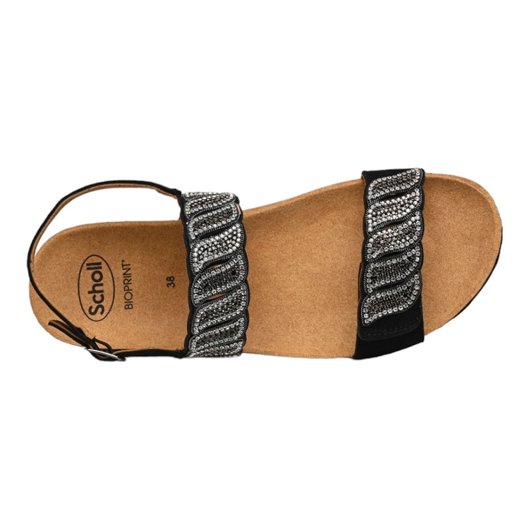 Scholl femme doha 2 straps noir2381301_4 sur voshoes.com