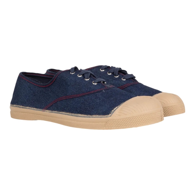 Bensimon femme lacet femme bleu2501201_2 sur voshoes.com