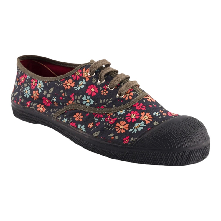 Bensimon femme lacet femme liberty multicolore2501301_2 sur voshoes.com