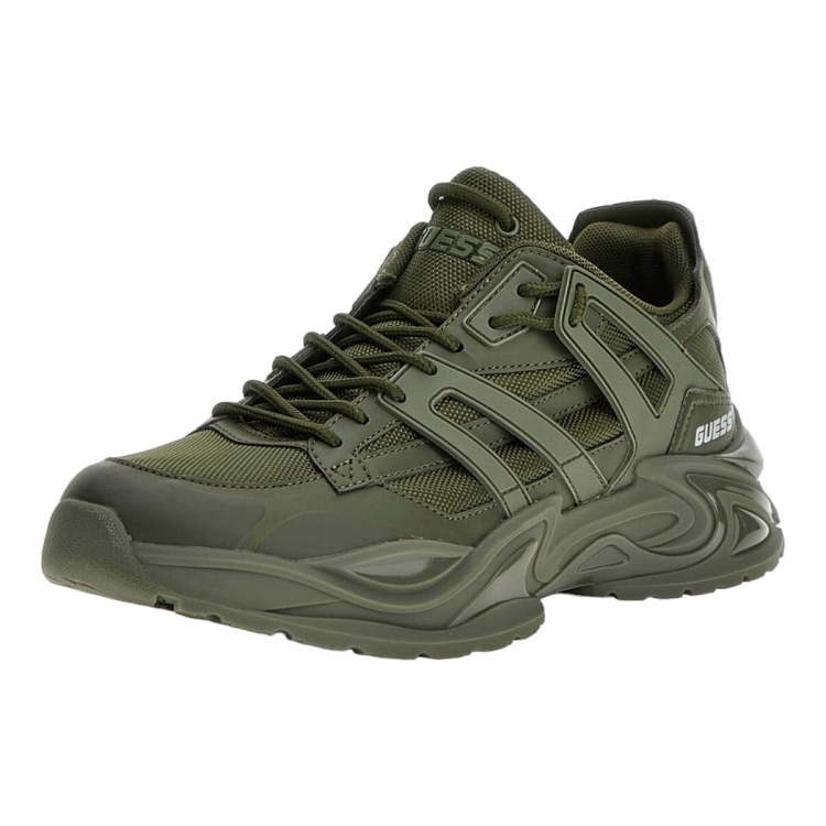 Guess homme belluno low vert2506201_2 sur voshoes.com