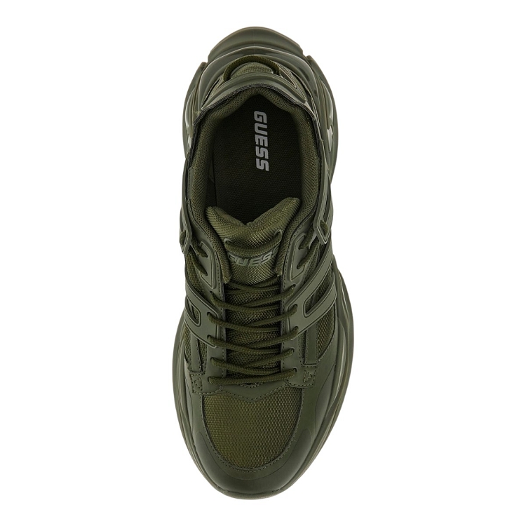 Guess homme belluno low vert2506201_4 sur voshoes.com