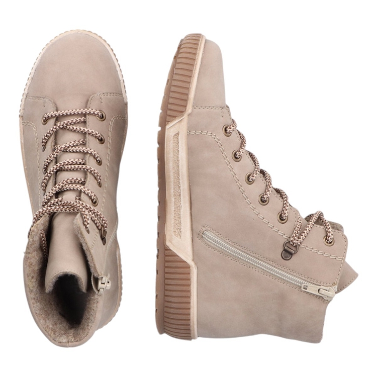 Rieker femme n0730 beige2510401_5 sur voshoes.com