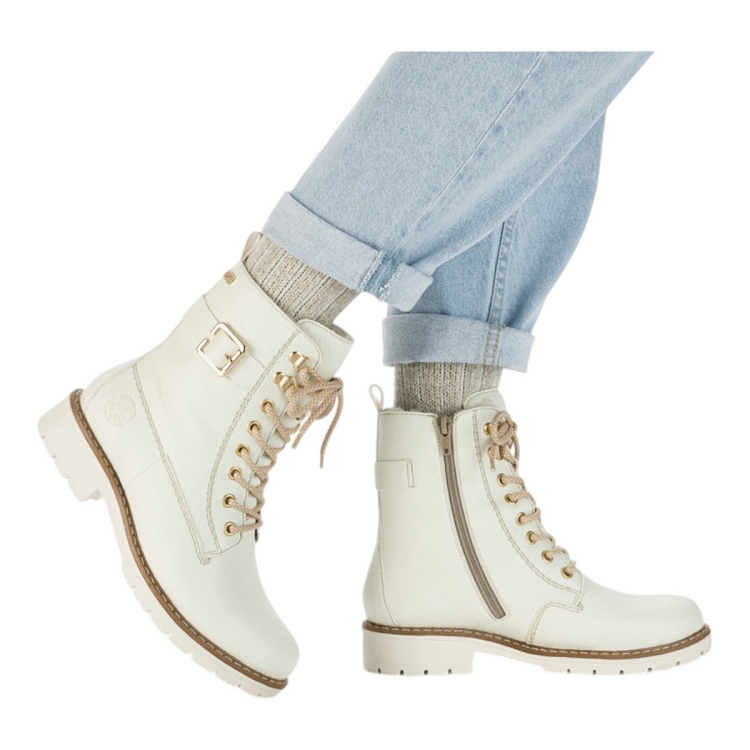 Rieker femme y9126 blanc2511401_5 sur voshoes.com