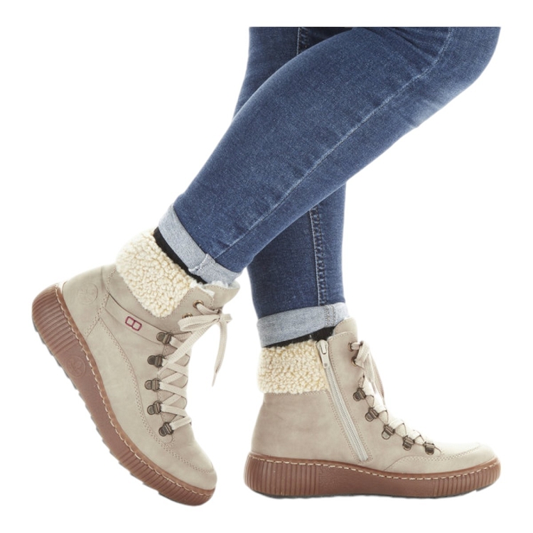 Rieker femme z6638 beige2512101_4 sur voshoes.com