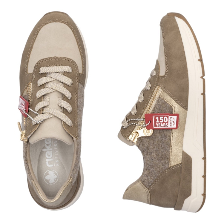 Rieker femme 58902 beige2513401_5 sur voshoes.com