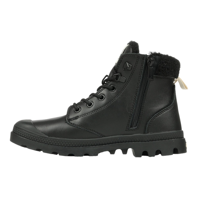 Palladium femme pampa hi snow warm noir2515201_3 sur voshoes.com