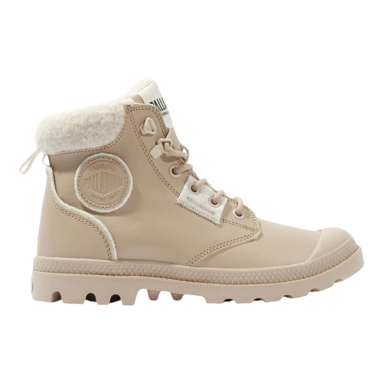 femme Palladium femme pampa hi snow warm beige