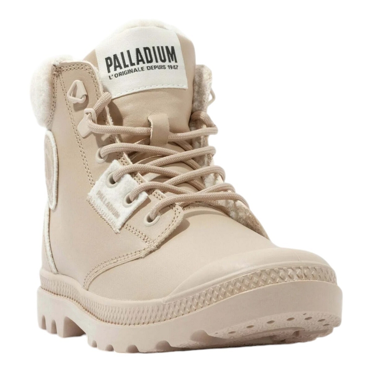 Palladium femme pampa hi snow warm beige2515202_2 sur voshoes.com