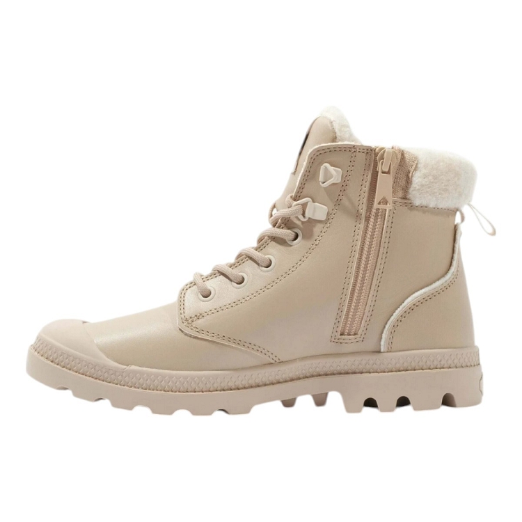 Palladium femme pampa hi snow warm beige2515202_4 sur voshoes.com